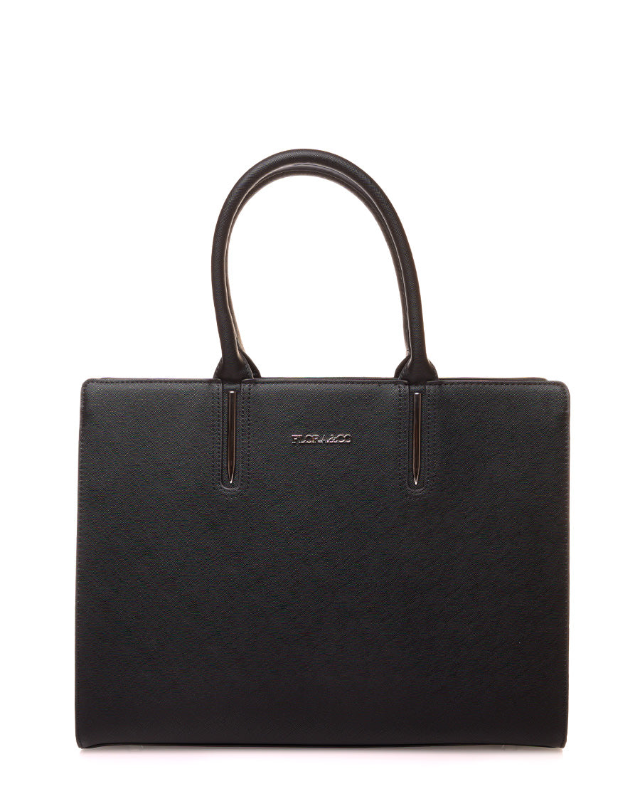 Sac à main type cabas noir