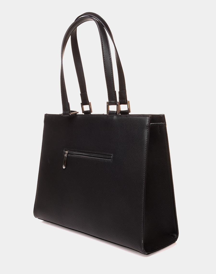 Sac à main type cabas noir