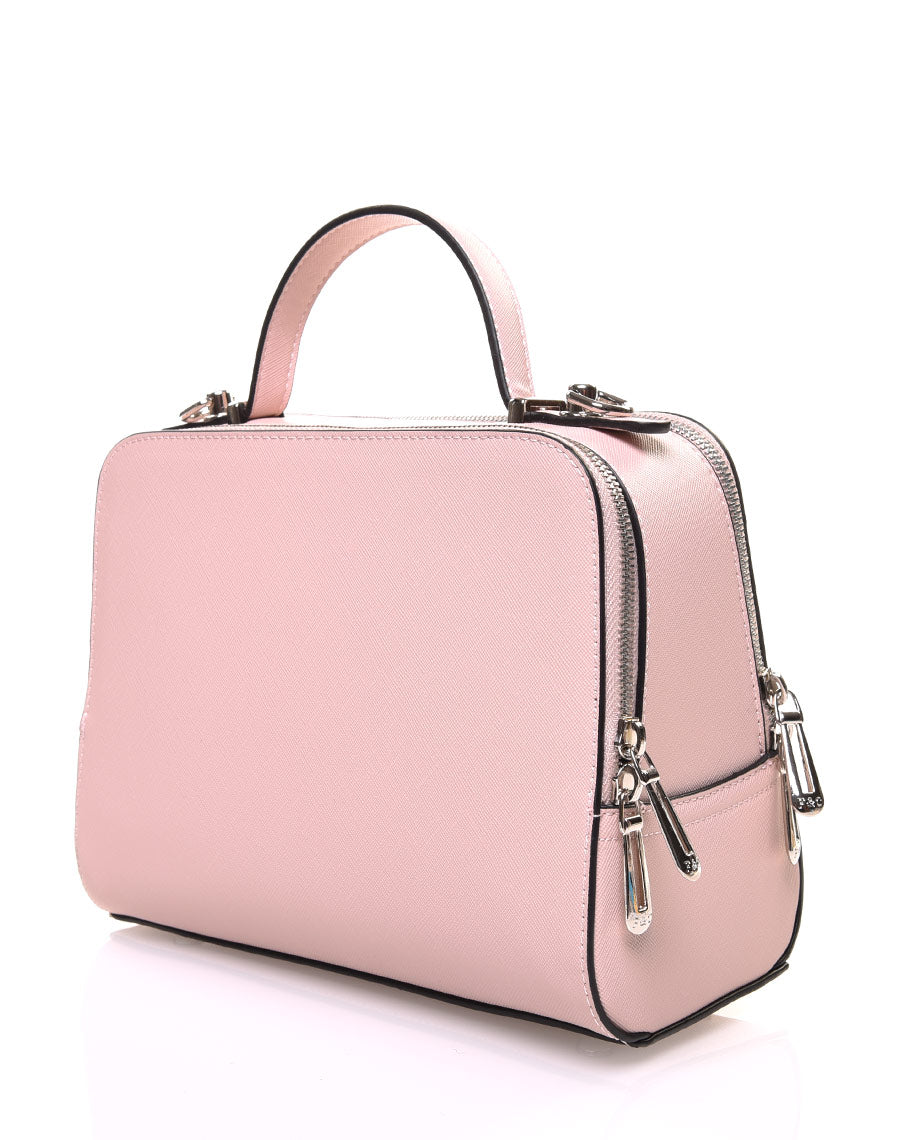 Sac mallette rose pale