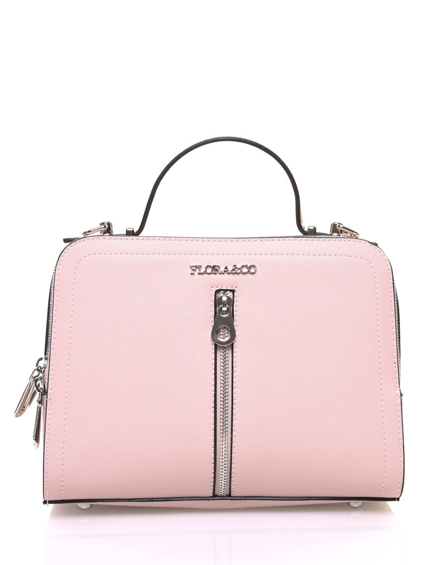 Sac mallette rose pale