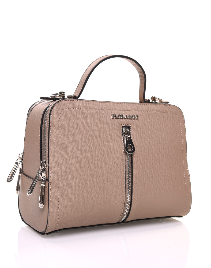 Sac mallette taupe