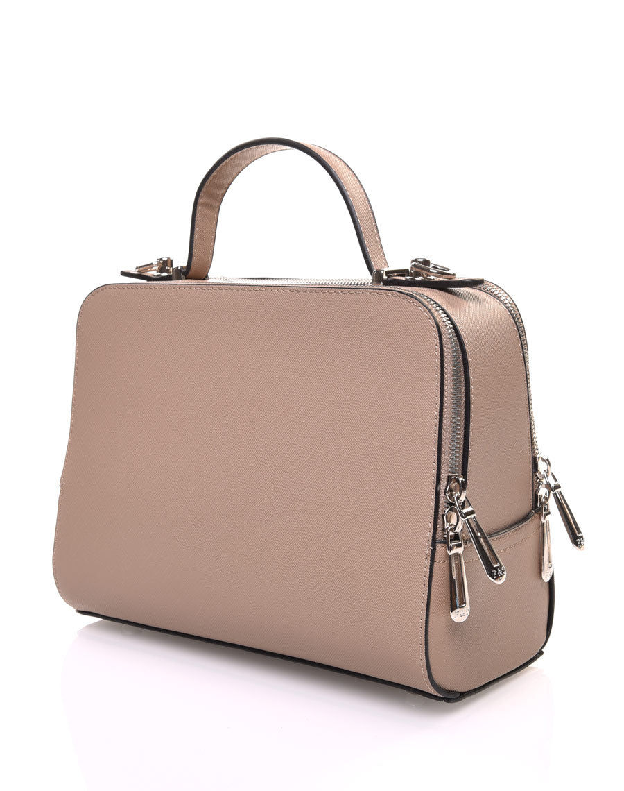 Sac mallette taupe