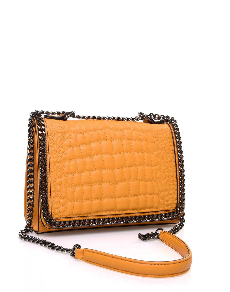 Sac molletonné jaune moutarde