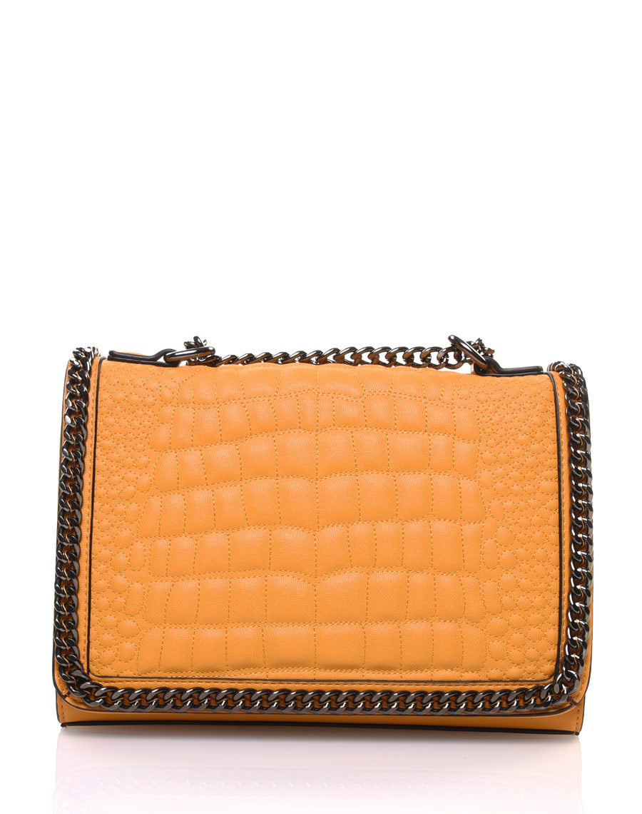 Sac molletonné jaune moutarde