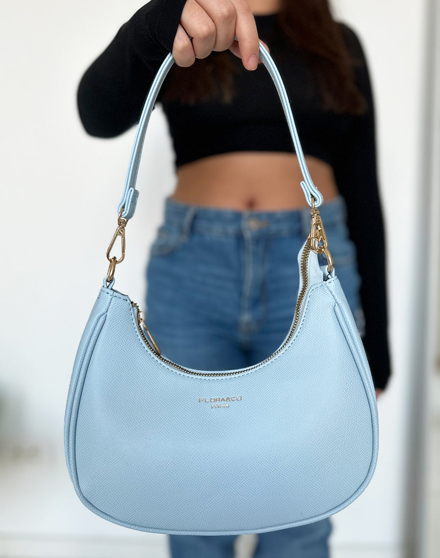 Sac porté épaule baby blue