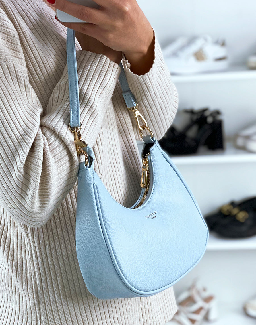 Sac porté épaule baby blue