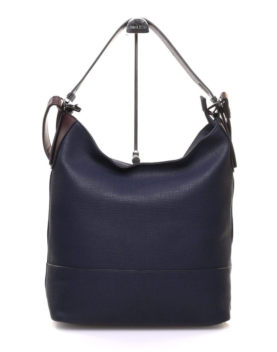 Sac quotidien bleu bicolore