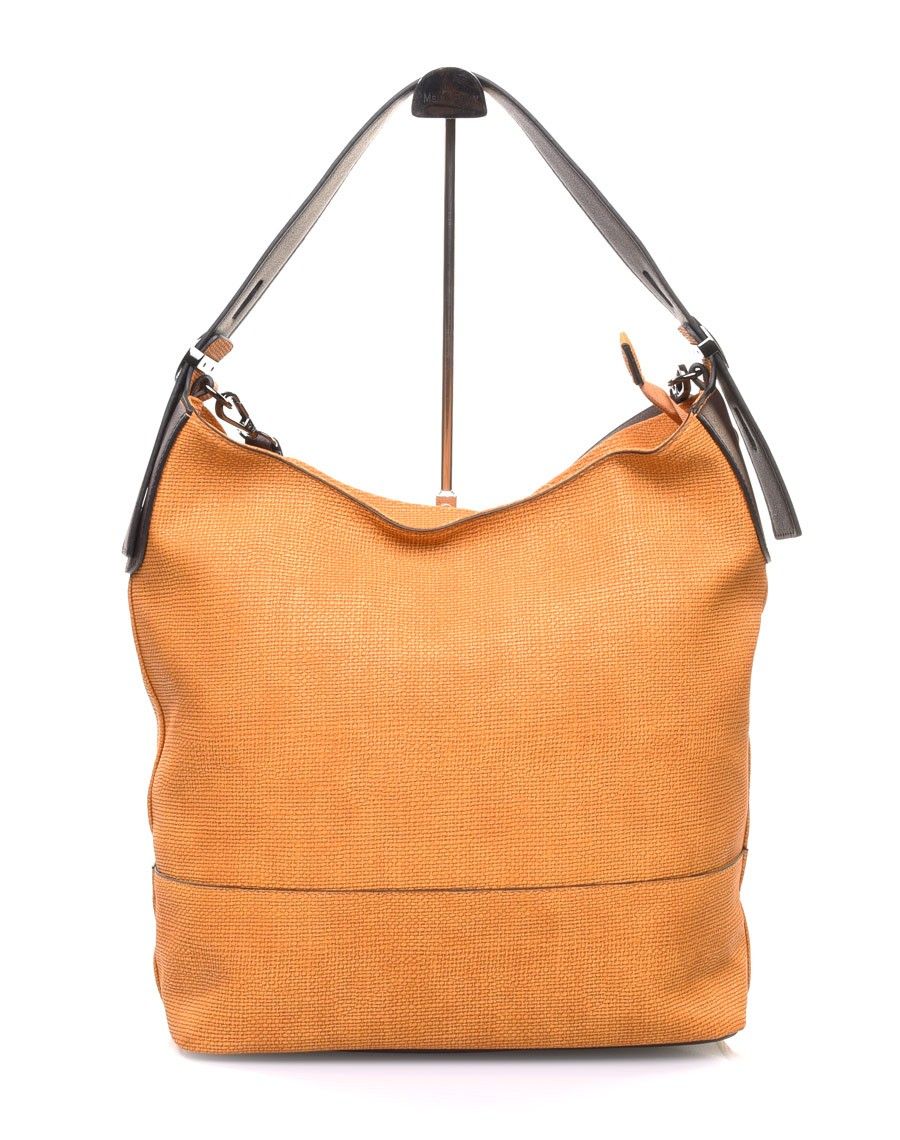 Sac quotidien jaune moutarde bicolore