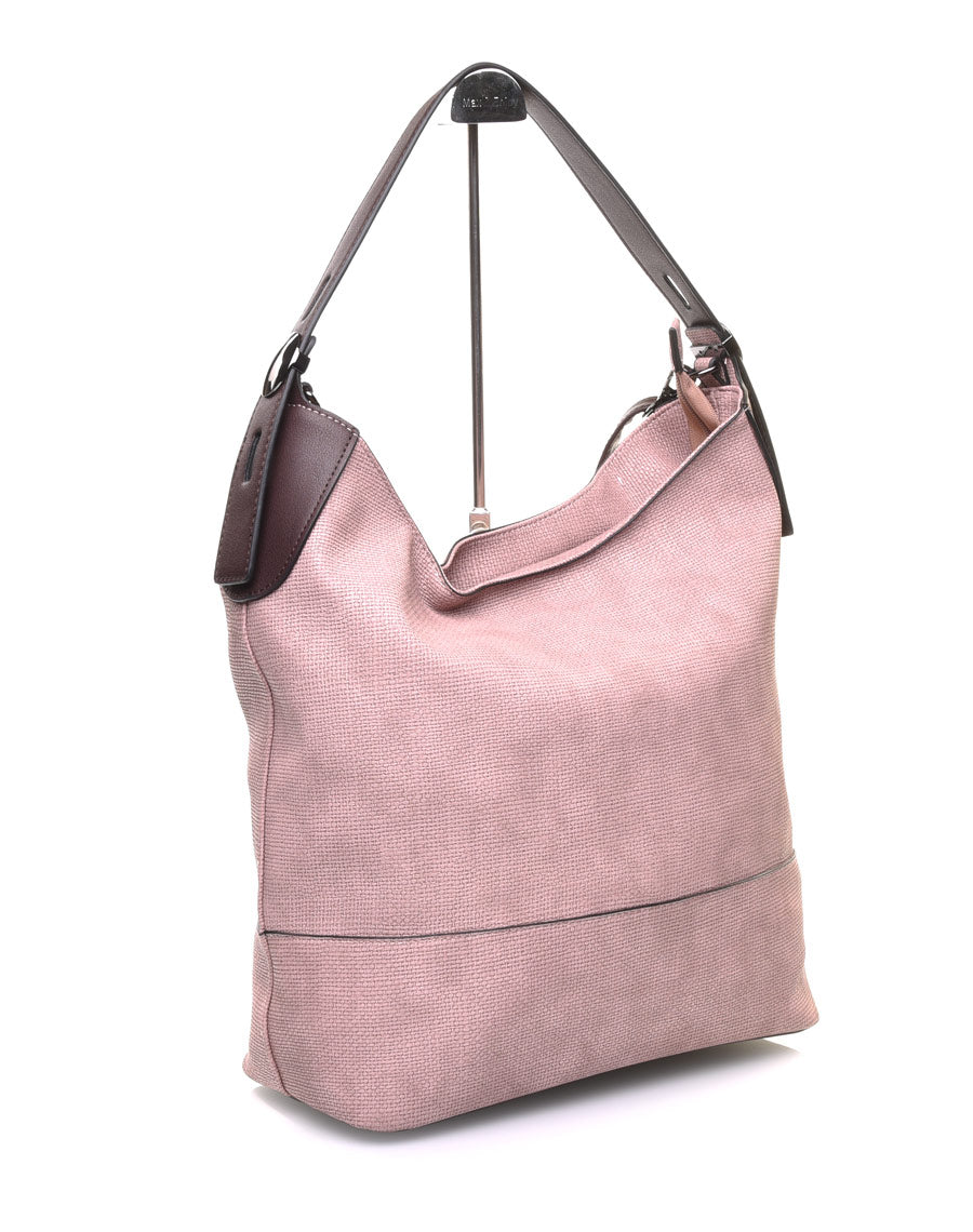 Sac quotidien rose bicolore