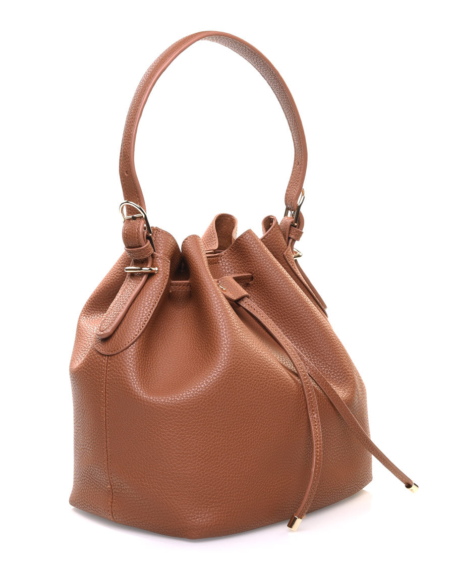 Sac seau marron