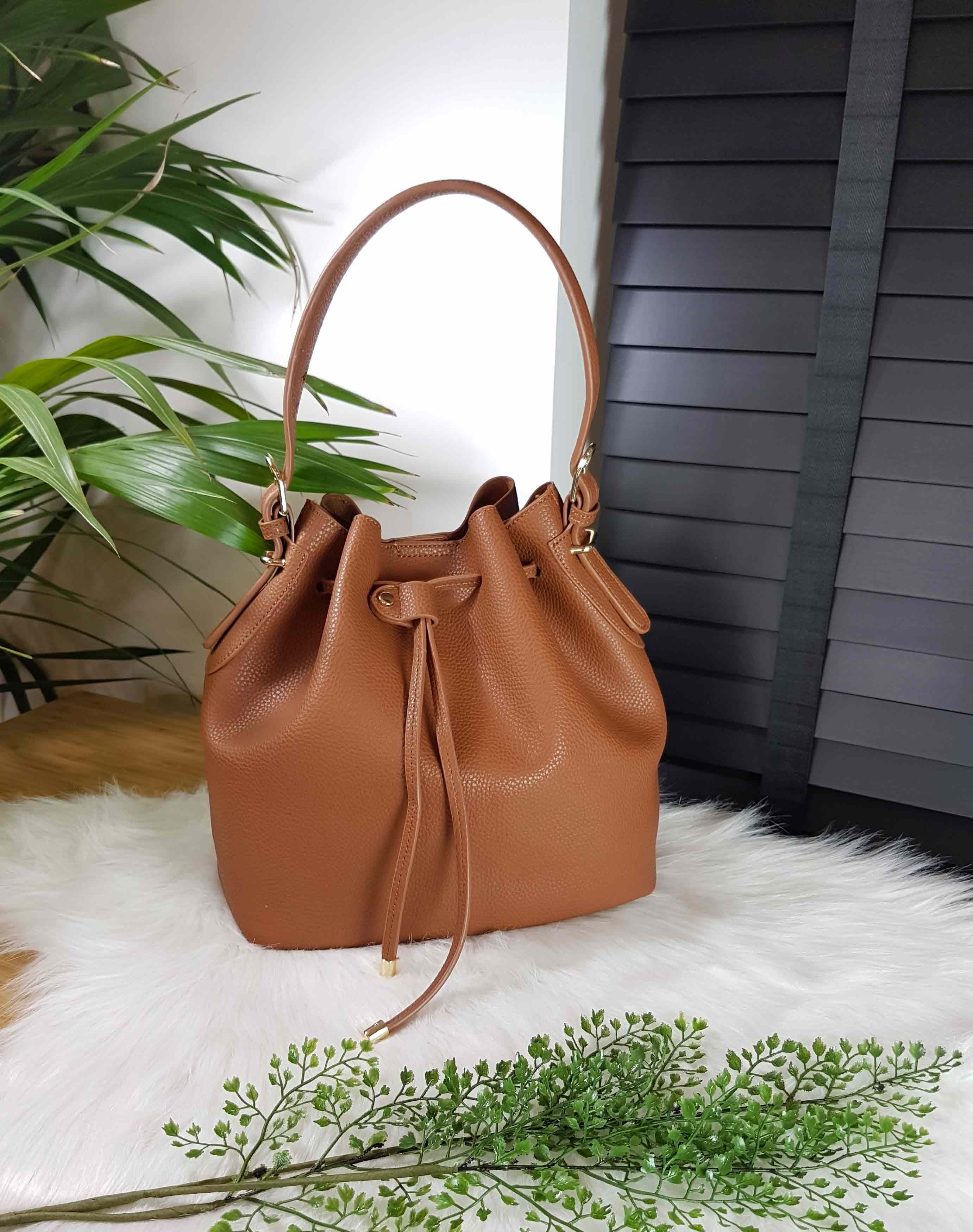 Sac seau marron