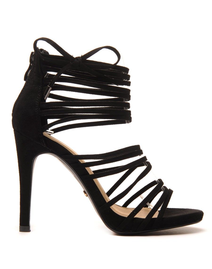 Sandale noire multi bride