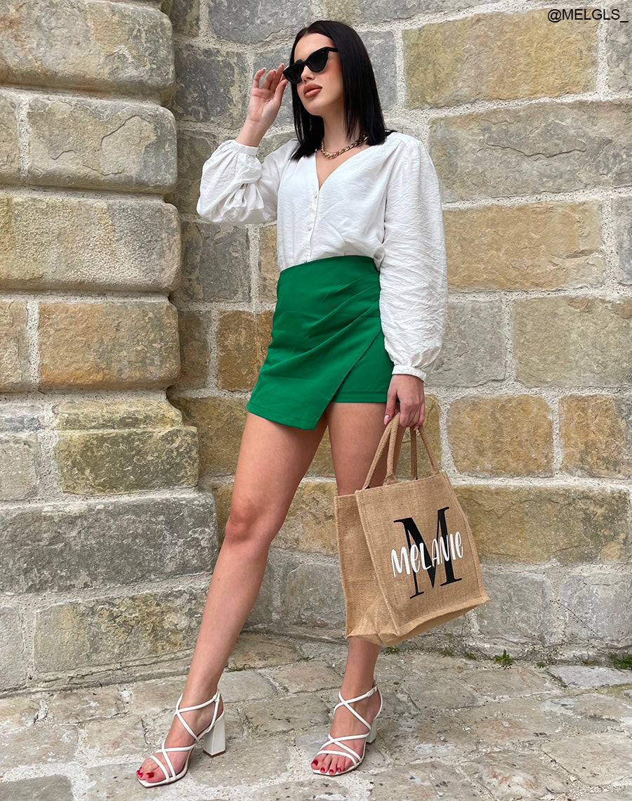 Sandales blanches à talon épais et multiples brides fines