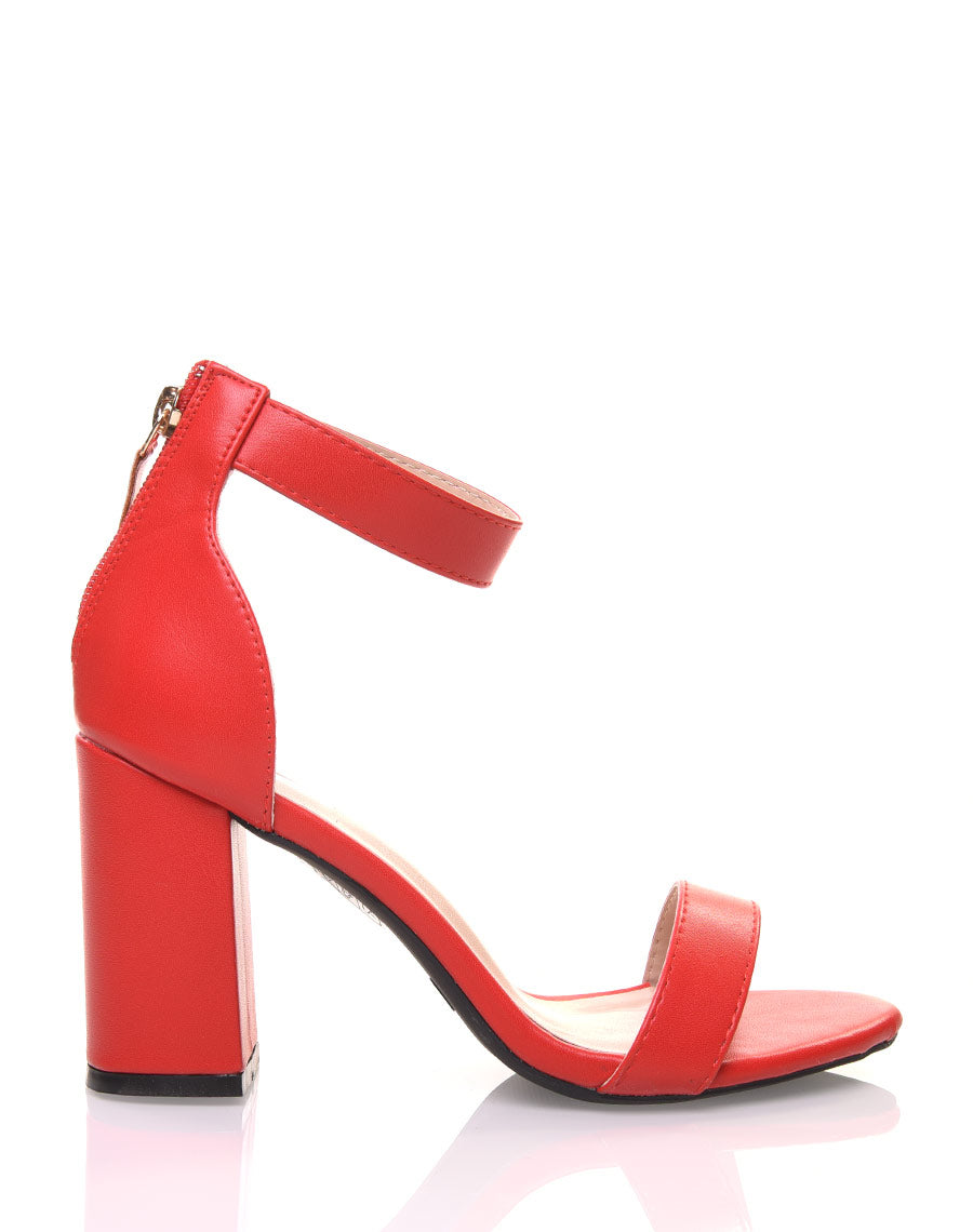 Sandales rouges