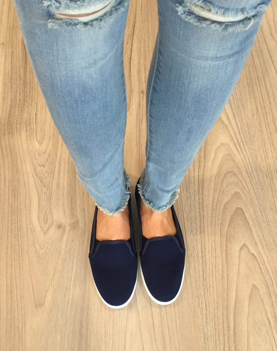 Slipper marine légères et confortables