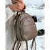 Sac  dos taupe  fermeture claire