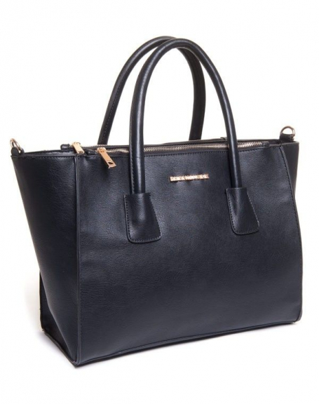 Be Exclusive women's bag: Black tote bag