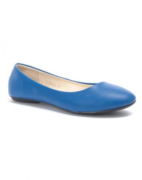 Chaussure femme Style Shoes: Ballerine bleue