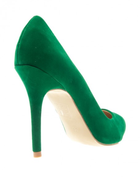 Chaussure femme Style Shoes: Escarpin vert