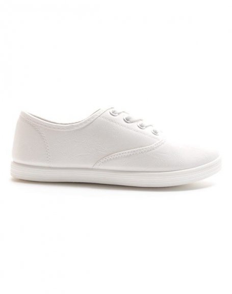 Chaussure femme Style Shoes: Tennis blanc