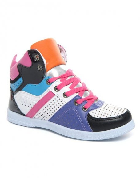 Chaussures femme Bellucci: Basket multicolore