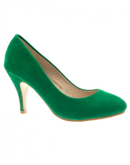 Chaussures femme Ideal: Escarpins vert 