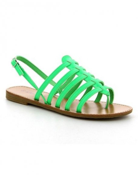 Chaussures femme Ideal: Sandales vertes