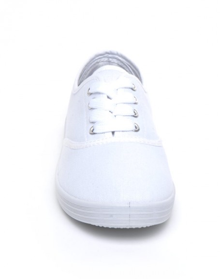 Chaussures femme Ideal: Tennis blanc 