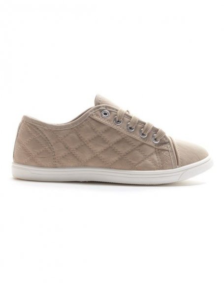 Chaussures femme Style Shoes: Basket beige