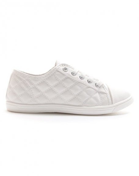 Chaussures femme Style Shoes: Basket blanche