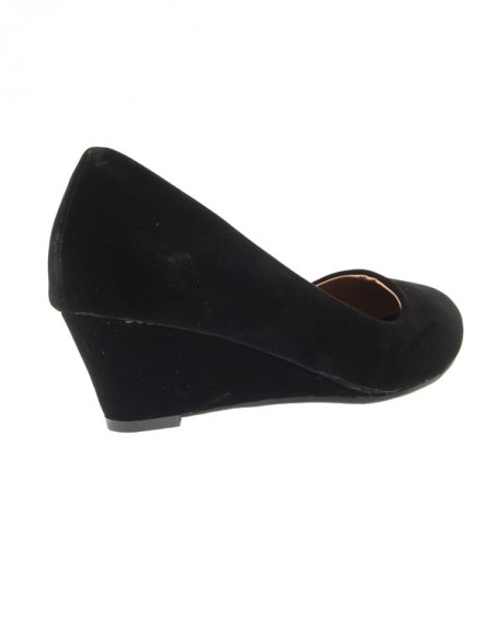 Chaussures femme Style Shoes: escarpin compens noir