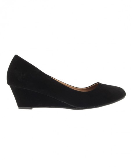 Chaussures femme Style Shoes: escarpin compens noir