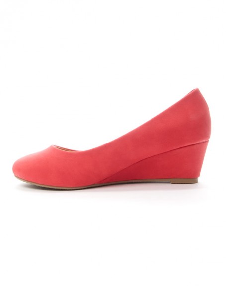 Chaussures femme Style Shoes: Escarpin compense corail