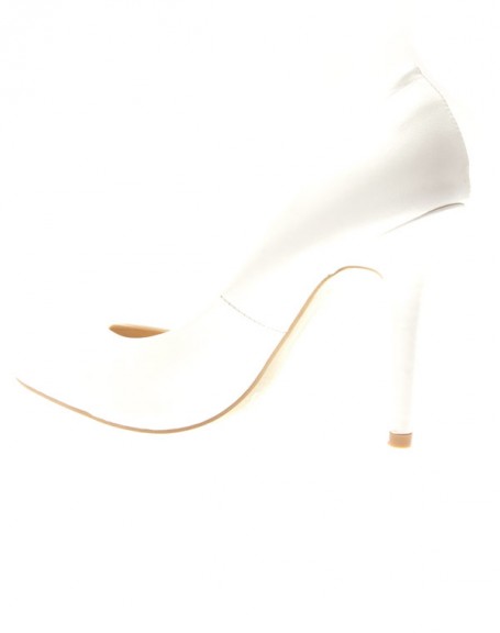 Chaussures femme Style Shoes: Escarpins blanc 