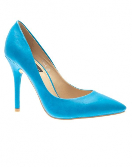 Chaussures femme Style Shoes: Escarpins bleu 