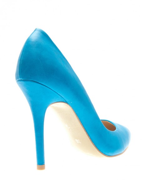 Chaussures femme Style Shoes: Escarpins bleu 