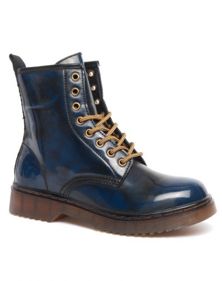 High boots Findlay navy blue rubber