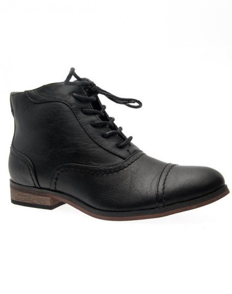 Ideal women's shoes: black ankle boots