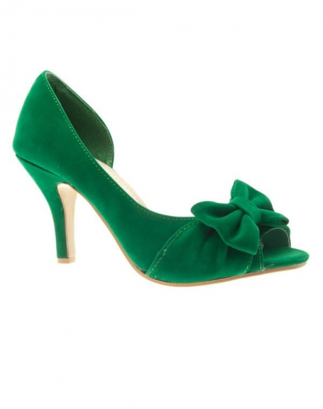 Ideal women's shoes: Green pumps