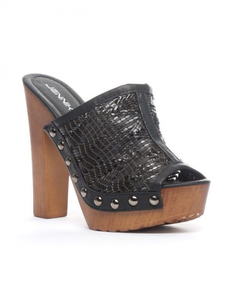 Jennika women's shoe: Black clog
