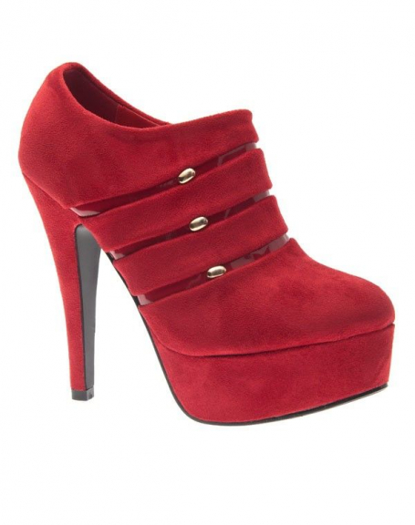 Jennika women's shoes: red women's pumps
