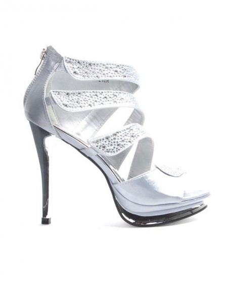 Jennika women's shoes: Silver pump
