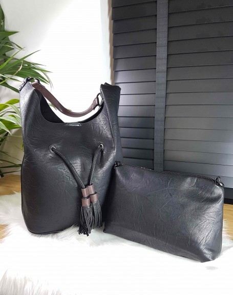 Large sac quotidien noir