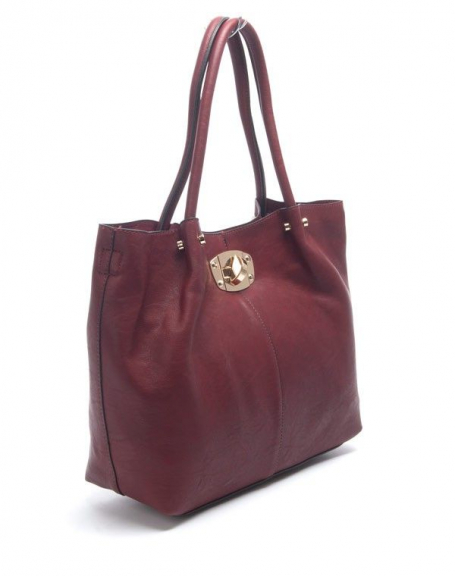 Nanucci woman bag: burgundy handbag