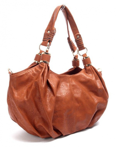 Nanucci woman bag: Camel handbag