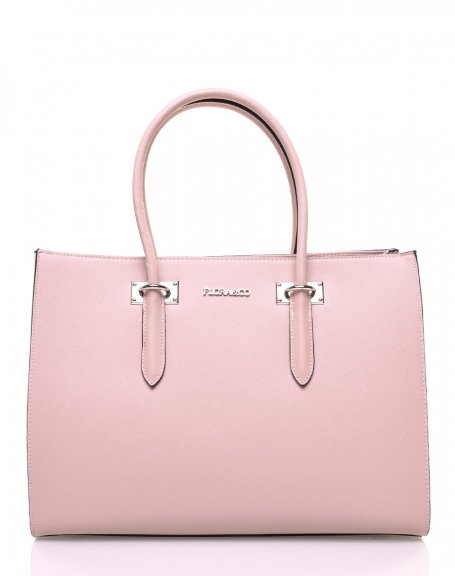 Pale pink tote bag
