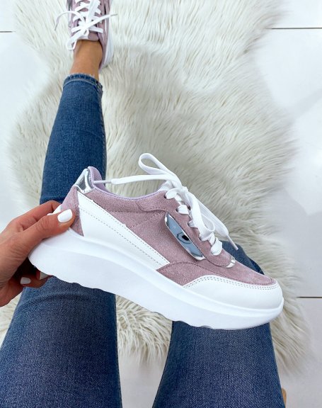 Pastel purple sneakers