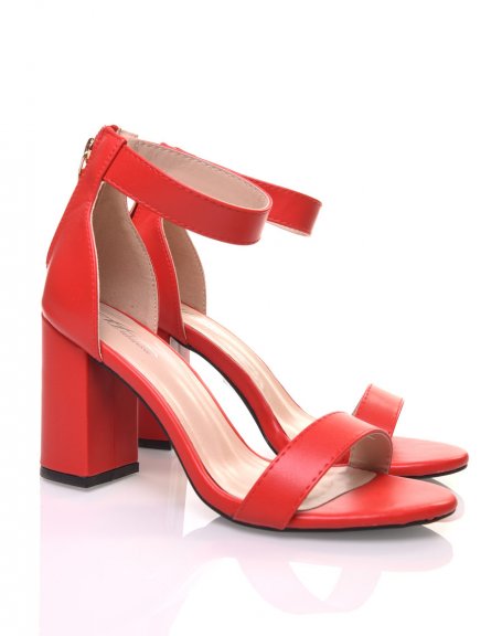 Sandales rouges