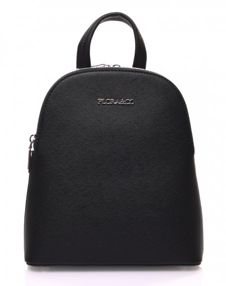 Small black backpack with thin straps