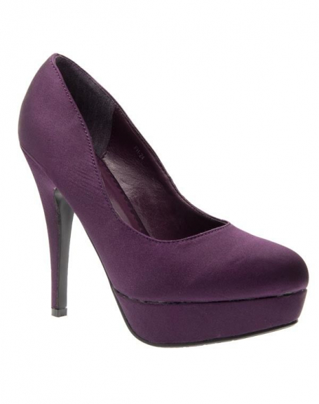 Sunrise C women's shoes: Purple pumps